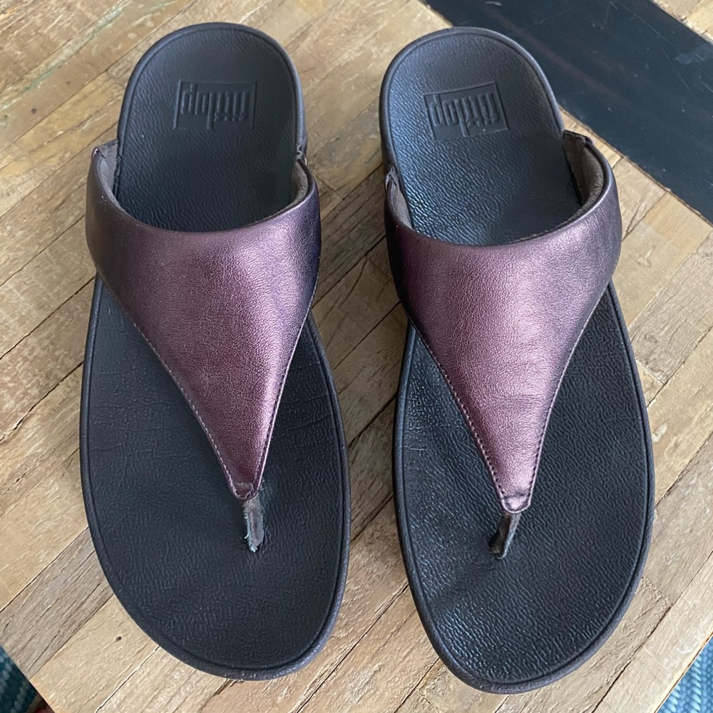 Fitflop Lulu leather platform sandals size 7